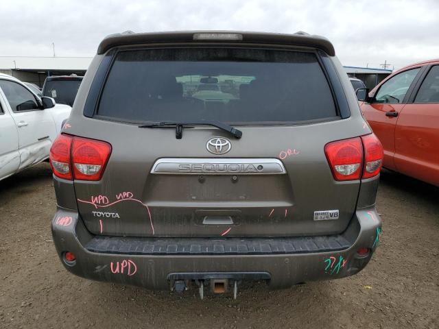 5TDBY68A28S009616 - 2008 TOYOTA SEQUOIA LIMITED BROWN photo 6