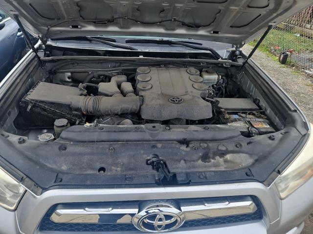 JTEBU5JR5B5037604 - 2011 TOYOTA 4RUNNER SR5 SILVER photo 7