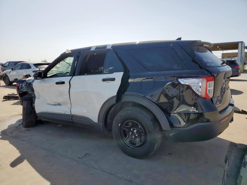 1FM5K8AW7LGC12743 - 2020 FORD EXPLORER POLICE INTERCEPTOR ორფეროვანი ფოტო 2