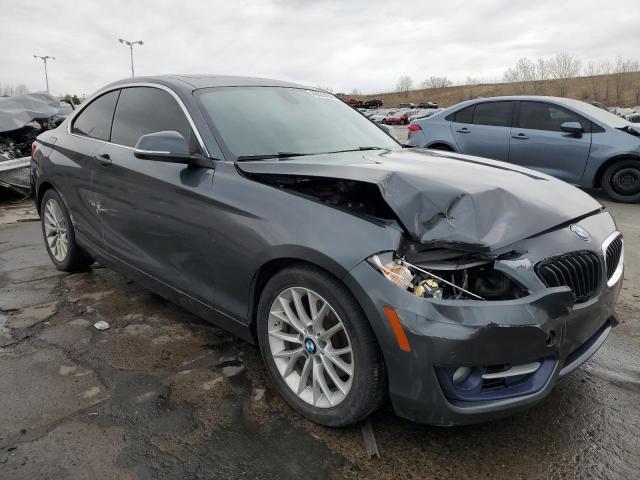 WBA1F9C54GV544414 - 2016 BMW 228 I SULEV GRAY photo 4