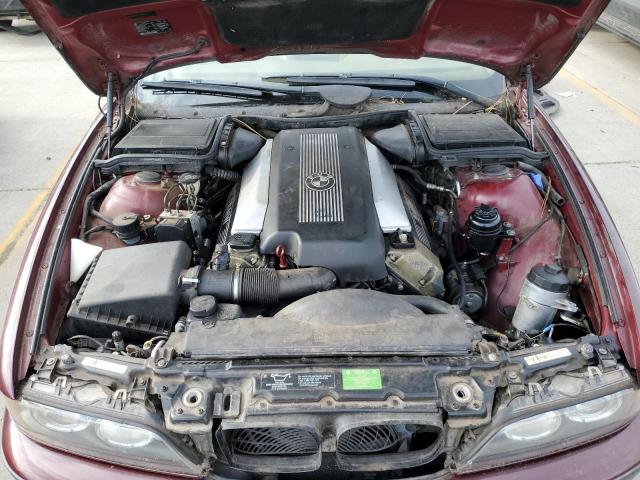 WBADN6346YGM68917 - 2000 BMW 540 I AUTOMATIC MAROON photo 11