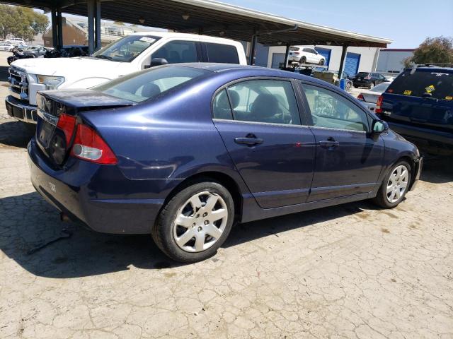 2HGFA1F52AH579989 - 2010 HONDA CIVIC LX BLUE photo 3