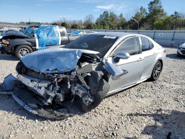 4T1G11AK7PU129451 - 2023 TOYOTA CAMRY SE NIGHT SHADE SILVER photo 1