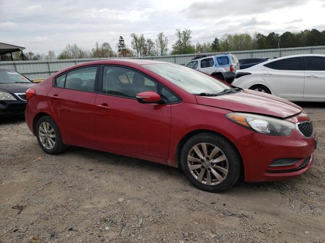 KNAFX4A63G5470470 - 2016 KIA FORTE LX RED photo 4