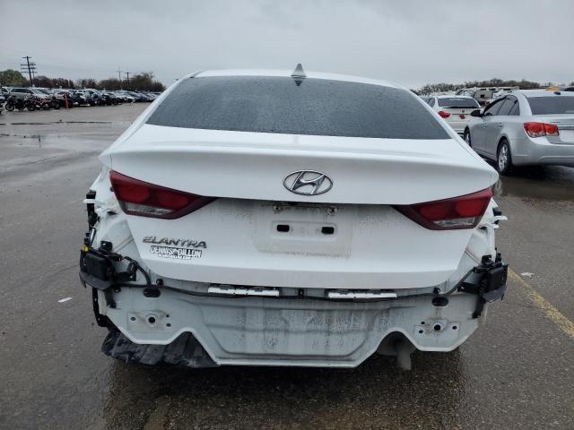 5NPD84LF1JH362814 - 2018 HYUNDAI ELANTRA SEL WHITE photo 6