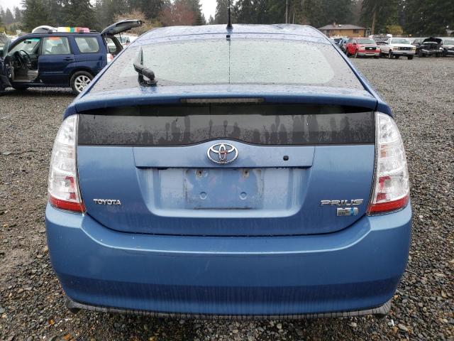 JTDKB20UX87698380 - 2008 TOYOTA PRIUS BLUE photo 6