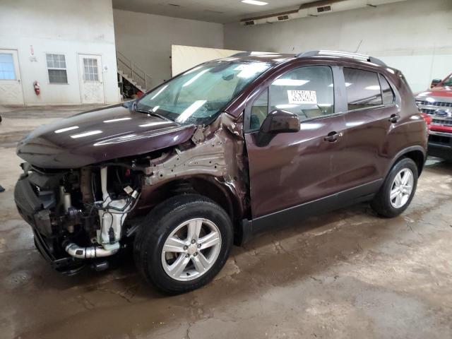 KL7CJLSM5MB370640 - 2021 CHEVROLET TRAX 1LT BURGUNDY photo 1