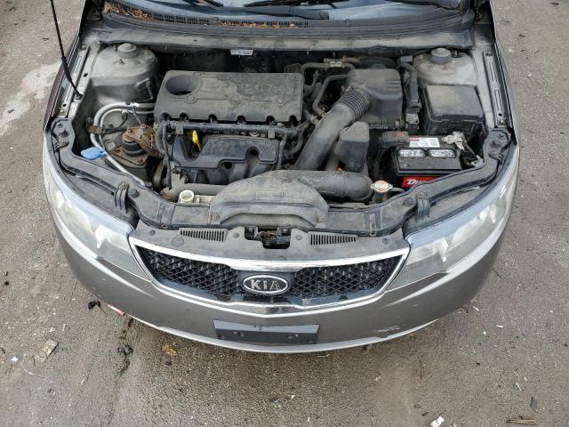 KNAFU4A26A5262645 - 2010 KIA FORTE EX GRAY photo 11