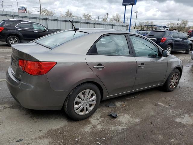 KNAFU4A26A5262645 - 2010 KIA FORTE EX GRAY photo 3