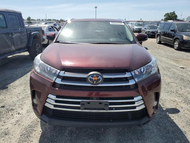 5TDDZRFH0JS852713 - 2018 TOYOTA HIGHLANDER LIMITED BURGUNDY photo 5