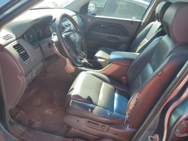 5FNYF28506B017730 - 2006 HONDA PILOT EX BLUE photo 7