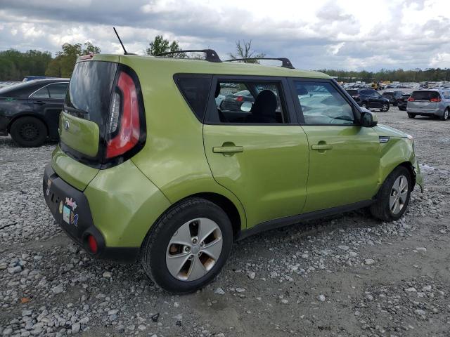 KNDJN2A29F7767136 - 2015 KIA SOUL GREEN photo 3