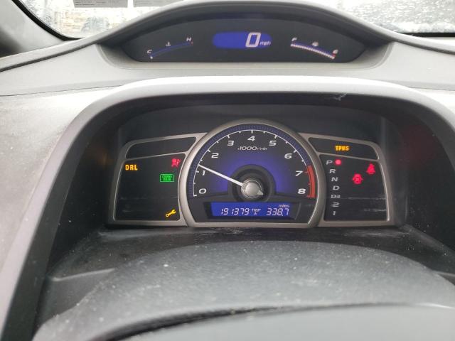 2HGFA16528H530009 - 2008 HONDA CIVIC LX BLUE photo 9