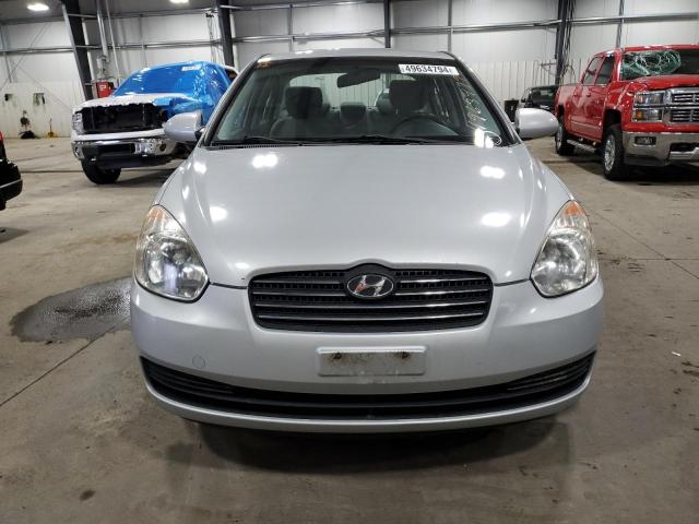 KMHCN46C08U206927 - 2008 HYUNDAI ACCENT GLS SILVER photo 5