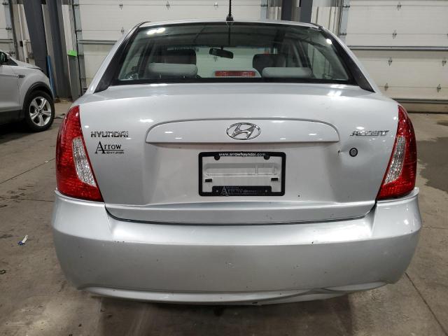 KMHCN46C08U206927 - 2008 HYUNDAI ACCENT GLS SILVER photo 6