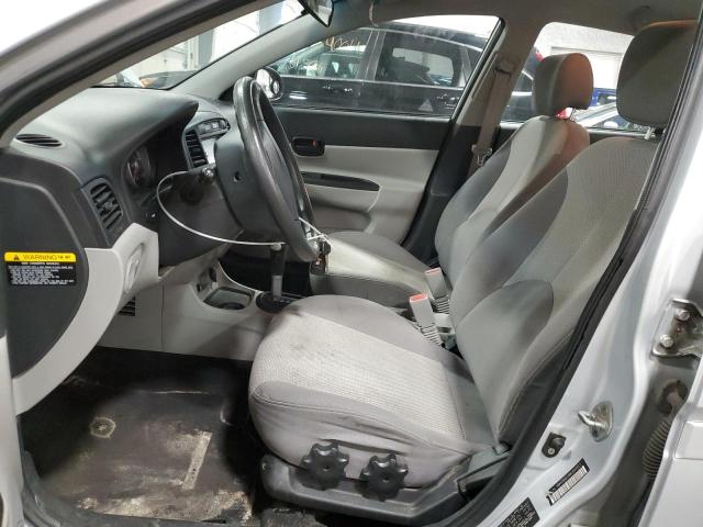 KMHCN46C08U206927 - 2008 HYUNDAI ACCENT GLS SILVER photo 7