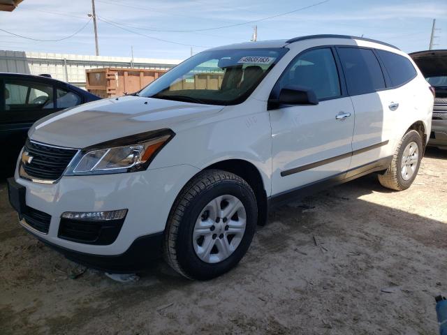 1GNKRFED8HJ252136 - 2017 CHEVROLET TRAVERSE LS WHITE photo 1