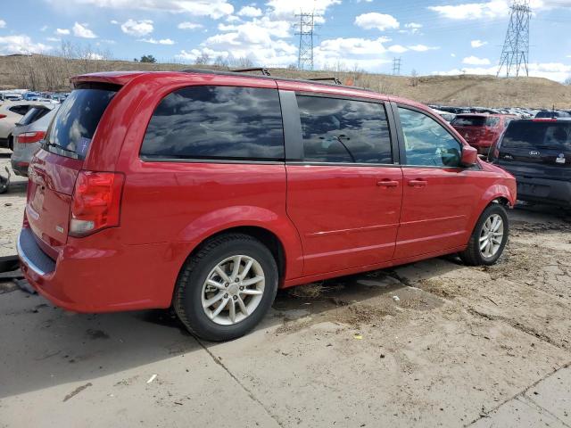 2C4RDGCG0DR686310 - 2013 DODGE GRAND CARA SXT RED photo 3