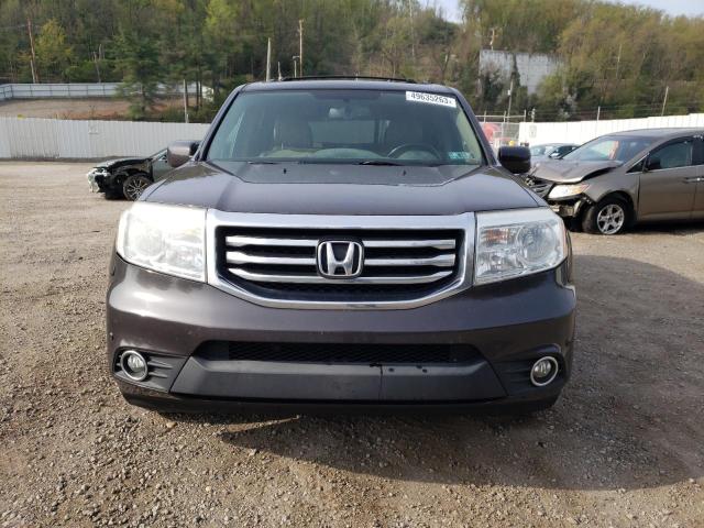 5FNYF4H96DB030123 - 2013 HONDA PILOT TOURING GRAY photo 5