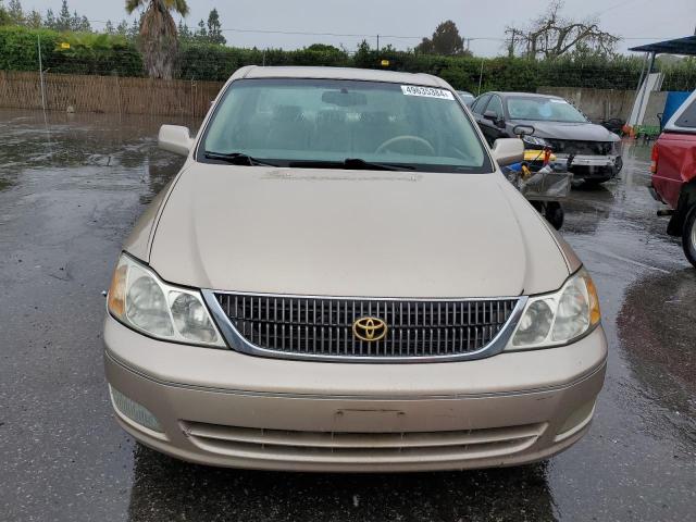 4T1BF28B22U244913 - 2002 TOYOTA AVALON XL TAN photo 5