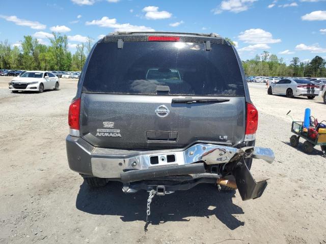 5N1AA08AX4N728265 - 2004 NISSAN ARMADA SE GRAY photo 6