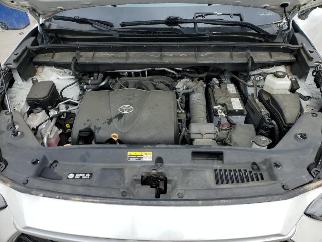 5TDGZRBH1MS058326 - 2021 TOYOTA HIGHLANDER XLE 白色 照片 12