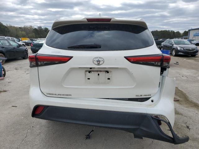 5TDGZRBH1MS058326 - 2021 TOYOTA HIGHLANDER XLE 白色 照片 6