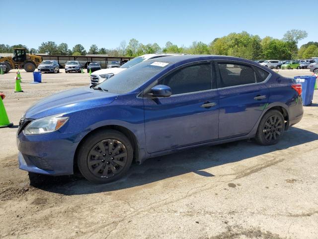 3N1AB7APXGY265000 - 2016 NISSAN SENTRA S BLUE photo 1