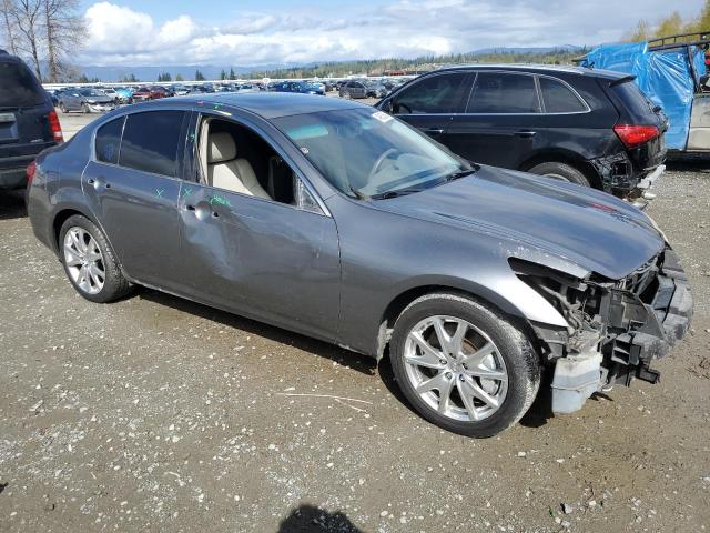 JN1CV6AP2AM407151 - 2010 INFINITI G37 BASE GRAY photo 4