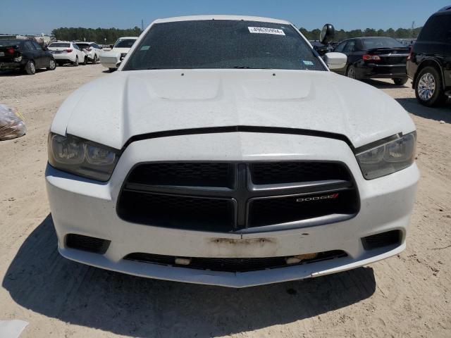 2C3CDXAT7EH186677 - 2014 DODGE CHARGER POLICE WHITE photo 5