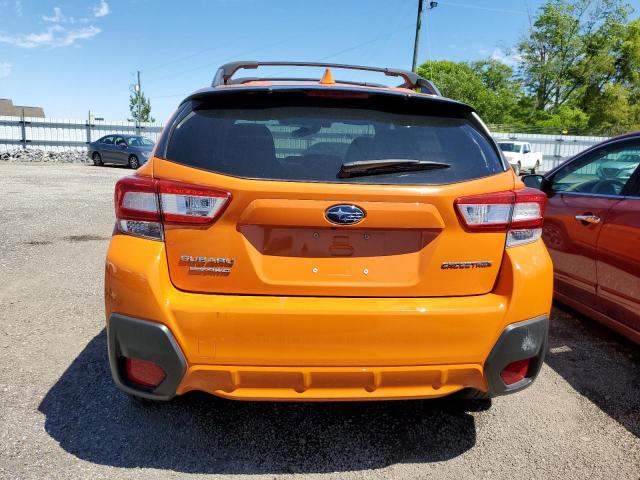 JF2GTADC3JH221628 - 2018 SUBARU CROSSTREK PREMIUM ORANGE photo 6