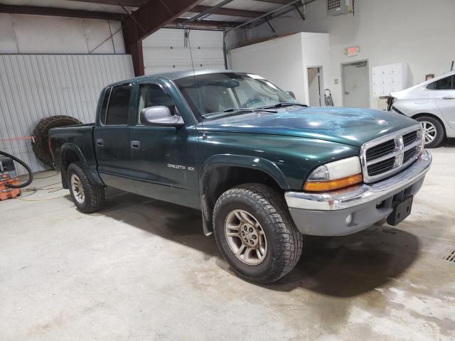 1B7GG2AN31S167491 - 2001 DODGE DAKOTA QUAD GREEN photo 4