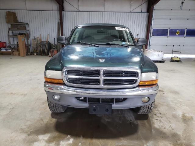 1B7GG2AN31S167491 - 2001 DODGE DAKOTA QUAD GREEN photo 5