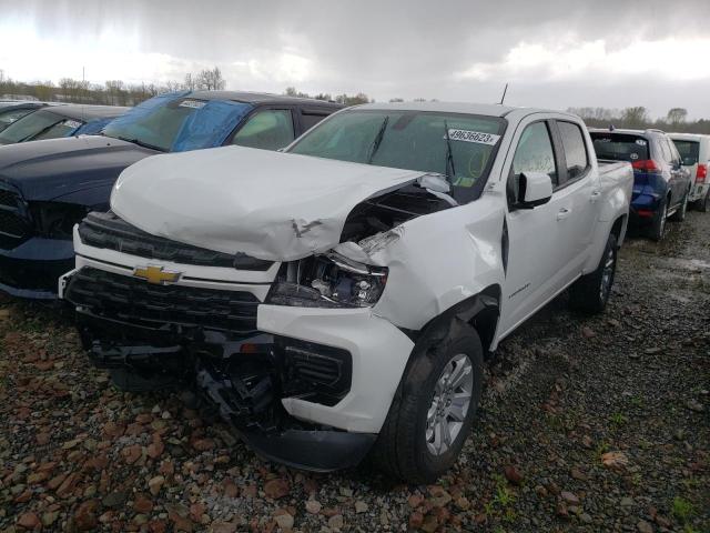 1GCGTCEN6N1298812 - 2022 CHEVROLET COLORADO LT WHITE photo 1