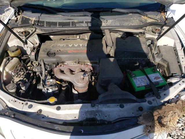 4T1BE46K87U721367 - 2007 TOYOTA CAMRY CE WHITE photo 11