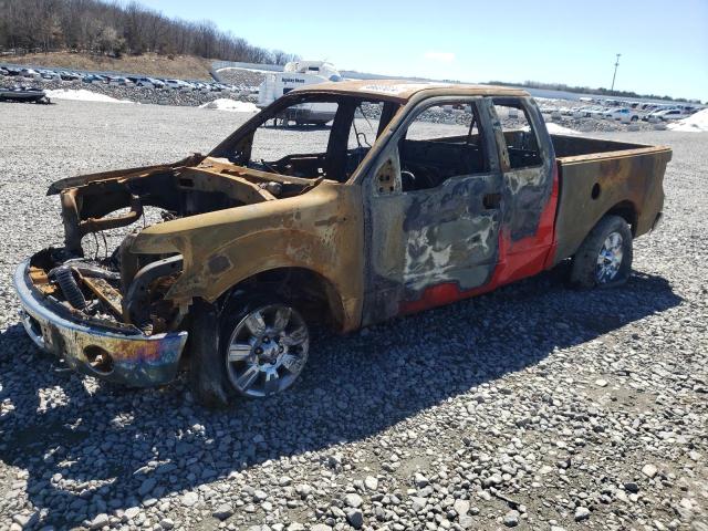 1FTFX1ET8BFC27497 - 2011 FORD F150 SUPER CAB BURN photo 1