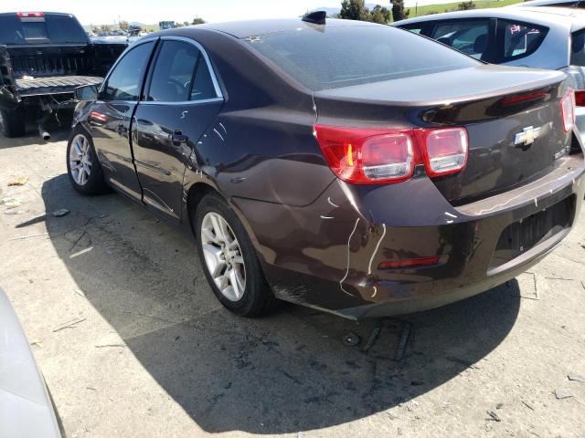 1G11C5SL2FF221145 - 2015 CHEVROLET MALIBU 1LT BROWN photo 2