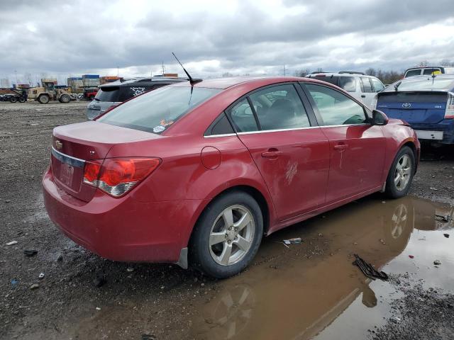 1G1PF5SC4C7185174 - 2012 CHEVROLET CRUZE LT MAROON photo 3