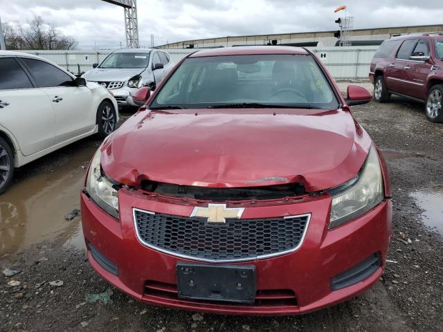 1G1PF5SC4C7185174 - 2012 CHEVROLET CRUZE LT MAROON photo 5