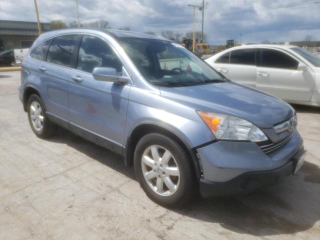 JHLRE387X7C026757 - 2007 HONDA CR-V EXL BLUE photo 4