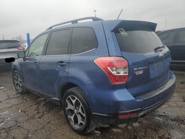 JF2SJGMC9EH520565 - 2014 SUBARU FORESTER 2.0XT TOURING BLUE photo 2