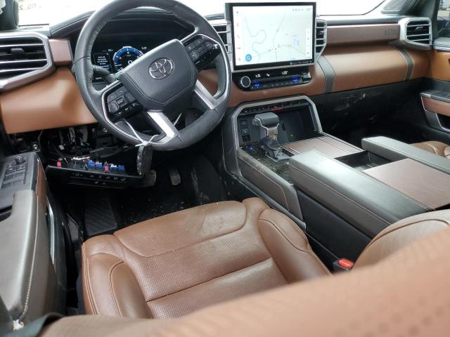 5TFMA5AB7PX023918 - 2023 TOYOTA TUNDRA CREWMAX PLATINUM BLUE photo 8