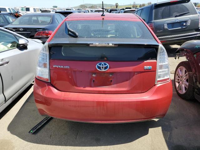 JTDKN3DU0A0166190 - 2010 TOYOTA PRIUS RED photo 6