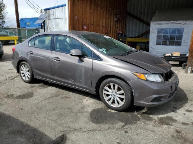 2HGFB2F9XCH537482 - 2012 HONDA CIVIC EXL BROWN photo 4