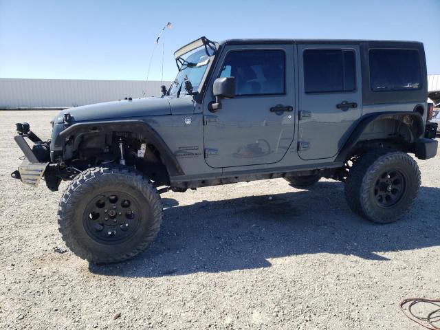 1C4BJWDG4FL689001 - 2015 JEEP WRANGLER U SPORT GRAY photo 1