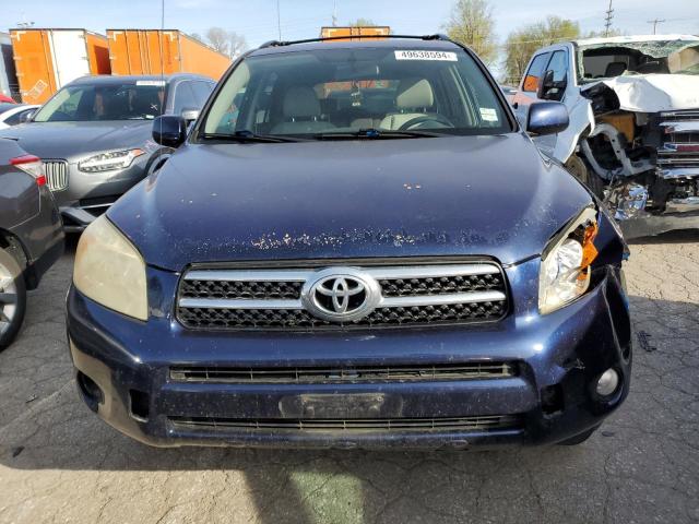 JTMZD31V075052023 - 2007 TOYOTA RAV4 LIMITED BLUE photo 5