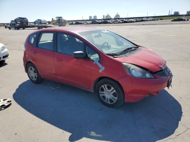 JHMGE8H27AC014285 - 2010 HONDA FIT RED photo 4