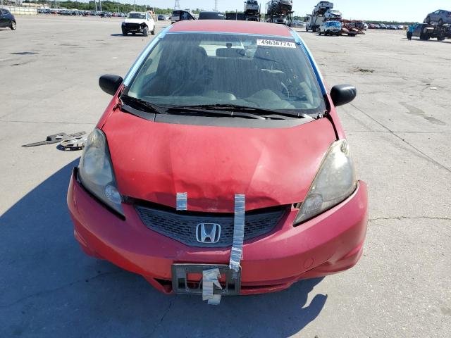 JHMGE8H27AC014285 - 2010 HONDA FIT RED photo 5