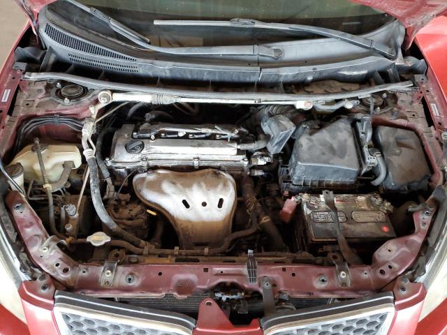 5Y2SR67009Z410023 - 2009 PONTIAC VIBE GT RED photo 11