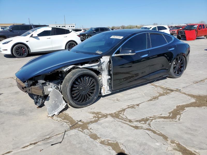 5YJSA1E46KF331936 - 2019 TESLA MODEL S Սև լուսանկար 1